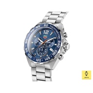 TAG Heuer Formula 1 CAZ1014. BA0842/Men's Analog Watch/Chronograph/Quartz/43mm/SS Bracelet/Blue/Genu