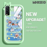 MHKEID Casing Ponsel untuk VIVO Y20 Y20i Y20s Y12s Y20 2021 Y11s Y12A Y20T Y20S M Y20S D Case siliko