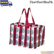 [𝓞𝓻𝓲𝓰𝓲𝓷𝓪𝓵] IKEA GORSNYGG Carrier Bag 57cm*37cm*39cm/71L - Red/Blue/White