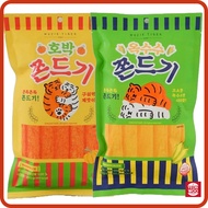 [MUZIK TIGER] Corn and pumpkin flavor Jjondeugi(Chewy Stick) 190g(9ea) from korea