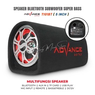 Speaker Advance T-101BT Speaker Bluetooth - Black [Karaoke/FM/5 Inch]