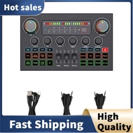 Live Sound Card F999 Ultra Bluetooth Touch Screen Mixer K Song Recording Accompaniment  Sound Card B