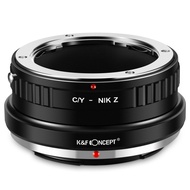 K&F Concept Adapter for Contax Yashica CY Mount Lens to Nikon Z Camera Z6 Z7