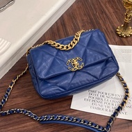 CHANEL 19包 小號 藍羊皮 AS1160/保卡款29開