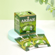AKBAR AKBAR AKBAR Sri Lanka Imported Zhizhen Green Tea Afternoon Tea Boxed Tea Bags Tea Bags Multi-F
