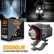 Heyword Motorcycle LED Auxiliary Spotlight Two Tone Motorcycle LED Exterior Motorcycle Light ATV Sco