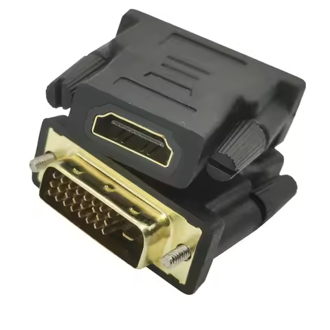DVI to HDTV Adapter Bi-directional DVI D 24+1 Male to HDTV Female Cable Connector Converter for Proj