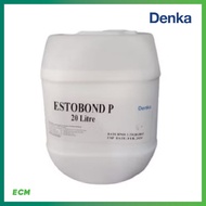 DENKA ESTOBOND P (20L) Acrylic Emulsion Bonding Agent / Cement Modifier for Concrete Repair