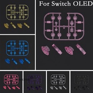 【Exclusive Limited Edition】 Transparent Replacement Abxy Direction Keys For Nintendo Switch Oled Joycon L R Zl Zr Trigger Full Set Buttons Repair