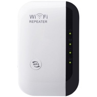 WiFi Repeater 300Mbps Network Signal Antenna Booster (MILK WHITE)