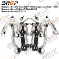 BRCP Front Suspension Control Arm Ball Joint Stabilizer Link Tie Rod Kits For Mercedes Benz E Class W211 S211 C219 2113308107