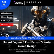 Unreal Engine FPS Video Course- Unreal Engine 5 First Person Shooter Video course