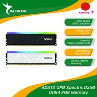 ADATA XPG Spectrix D35G DDR4 RGB (16GB (16X1)/32GB(16X2) 3200Mhz/3600Mhz - Black / White