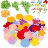 Fabric Bouquet Toys, DIY Children's Handmade Kits Toys-Flower Market Toys, Bouquets, Art and Crafts 