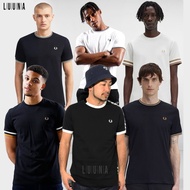 Luunashop Men's Basic T-Shirt Freed Perry Classic Ringer Tee