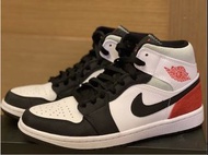 Nike Air Jordan1 Mid SE 黑白紅 Union