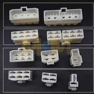 6.3mm Wire Socket Connector Automotive Terminal Socket Connector 2 Pin / 4 Pin / 6 Pin / 8 Pin