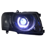 ไฟหน้ารถยนต์ Nissan Patrol Y61 LED Angel Eye ดับเบิลไลท์ ไฟสัญญาณวัน ปรับแต่งได้ สำหรับรถยนต์ในประเท