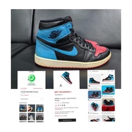 Sepatu Second Thrifting AJ1/ Air Jordan 1 High Og "UNC TO CHiCAGO"Authentic/ Original By Depatu