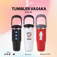 Custom Tumbler Vasaka Vacuum 900ml Stainless Steel UV Print Full Color Tumbler Tahan Sejuk Botol Air