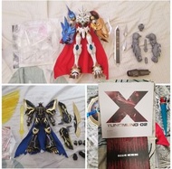 童夢奧米加獸阿爾法獸數碼暴龍紅蓮騎士獸奧米加獸合金 digimon