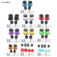 [Prasku] Skateboard Truck Bushings Kit Spacer Washer Skateboard Cup Repair Nuts Truck