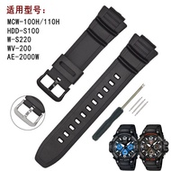 Ws220 MCW100 Strap 110H AE-2000W Rubber Strap 16mm Replacement HDD-S100 Accessories