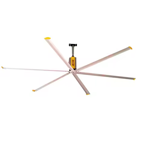 24 Ft. Hvls Fan German Reducer Hvls Ceiling Fan 8 Feet Hvls Fan Industrial Use Plant