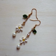 Crochet Daisy earrings (002)