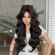 7JHH WIGS C-0455 Wig Female Long Curly Hair Eight-Character Middle-Level Bangs New Style Influencer 