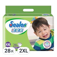 Sealer 噓噓樂 輕柔乾爽黏貼型尿布  XXL  28片