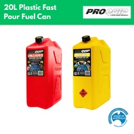 ProQuip Jerry Can Unleaded Fuel Dieser Can 20L Outdoor Fuel Supply Emergency Fuel Storage 20L Plasti
