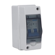 Diydeg DC Miniature Circuit Breaker with Box, IP65 2 Pole 1000V 40 Amp Isolator for Solar PV System,