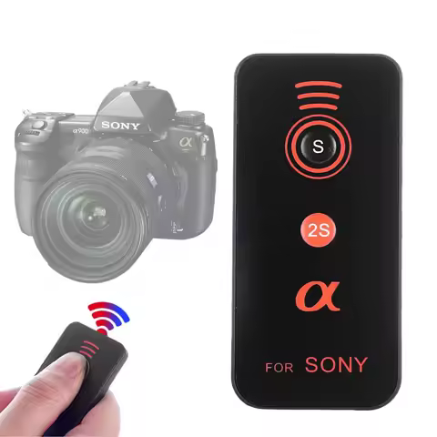 Wireless Remote Control Shutter Release For SONY NEX-7/5T/N/R A6000 A7 A7II A7R A7S A330 A450 A500 A