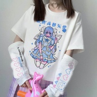 Áo Thun Nữ Tay Ngắn Mùa Hè Y2K Sweet Spicy Pure Desire Style American Culture Short Sleeve Ladies T-