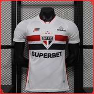 【G7ew7e11o】26/27 São Paulo FC Home Player Issue Football Breathable Jersey Quick Dry Soccer Shirt, T