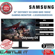 Samsung Odyssey G5 G50D 32" QHD 180Hz Fast IPS 1ms HDMI DP Gaming Monitor LS32DG502EEXXS
