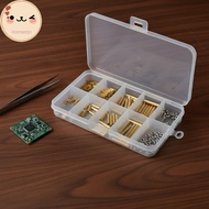 Chee Standoff Screw Nut Assortment Kit M2 120Pcs Brass Nylon for Custom PC Build Motherboard Install