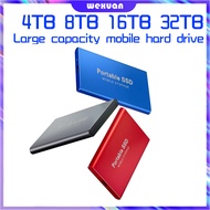 COD 4TB/8TB/16TB/32TB 2023 New High-speed Mobile Hard Disk Type C USB3.1 Portable SSD Solid State Dr