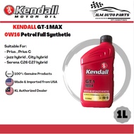 [ILM] KENDALL GT-1 Max 0W16 946ML GF-5/SN Petrol Fully Synthetic Engine Oil Car Lubricant [Minyak Hi