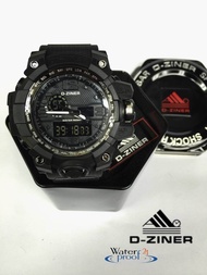 นาฬิกาแบรนด์ DZINER งานแท้ พร้อมกล่องแบรนด์ งาน 2 ระบบ กันน้ำ