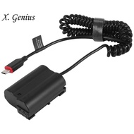 EN-EL15 Dummy Battery DC Power AC Adapter for  D7000 D7100 D7200 D750 D800E D810A Z5 Z6 Z7 II Camera