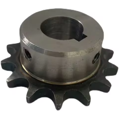 1/2 Inch 10-25Teeth Sprocket 08B Industrial Drive Sprocket Carbon Steel Sprocket Keyway Aperture 12-