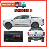 Ford Ranger Raptor Car Body Sticker Design 6 (1 Set) Pelekat Ranger Raptor 4x4