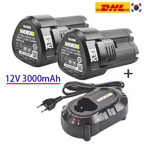 NEW 3000MAh Replacement Battery for WORX Kress 12V Power Tool WA3506 WU127 WU128 WU130 WU131X WU132 