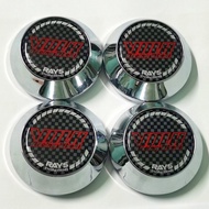 4pcs 60/64/65/68/69mm Car Wheel Center Caps Red Logo Fit for Rays Volk Racing Whwwl CE28n TE37 ZE40 