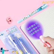 AINTP Invisible Pen With Refills, Gel With Small Light Cute Invisible Marker, Funny Double Head Led 