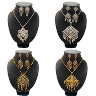 Accessories Gold Jewelry Set Thai Necklace Adult Indian Necklace Set Bridal Necklace Indian Jewelry 