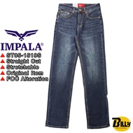 IMPALA Brand Men's Straight Cut Stretchable Jeans(ST05-1519S)