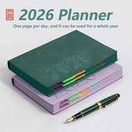 Planner Notebook 2026 | A5 365 One Page a Day | Time management planner 2026 | Yearly Planner 2026 |